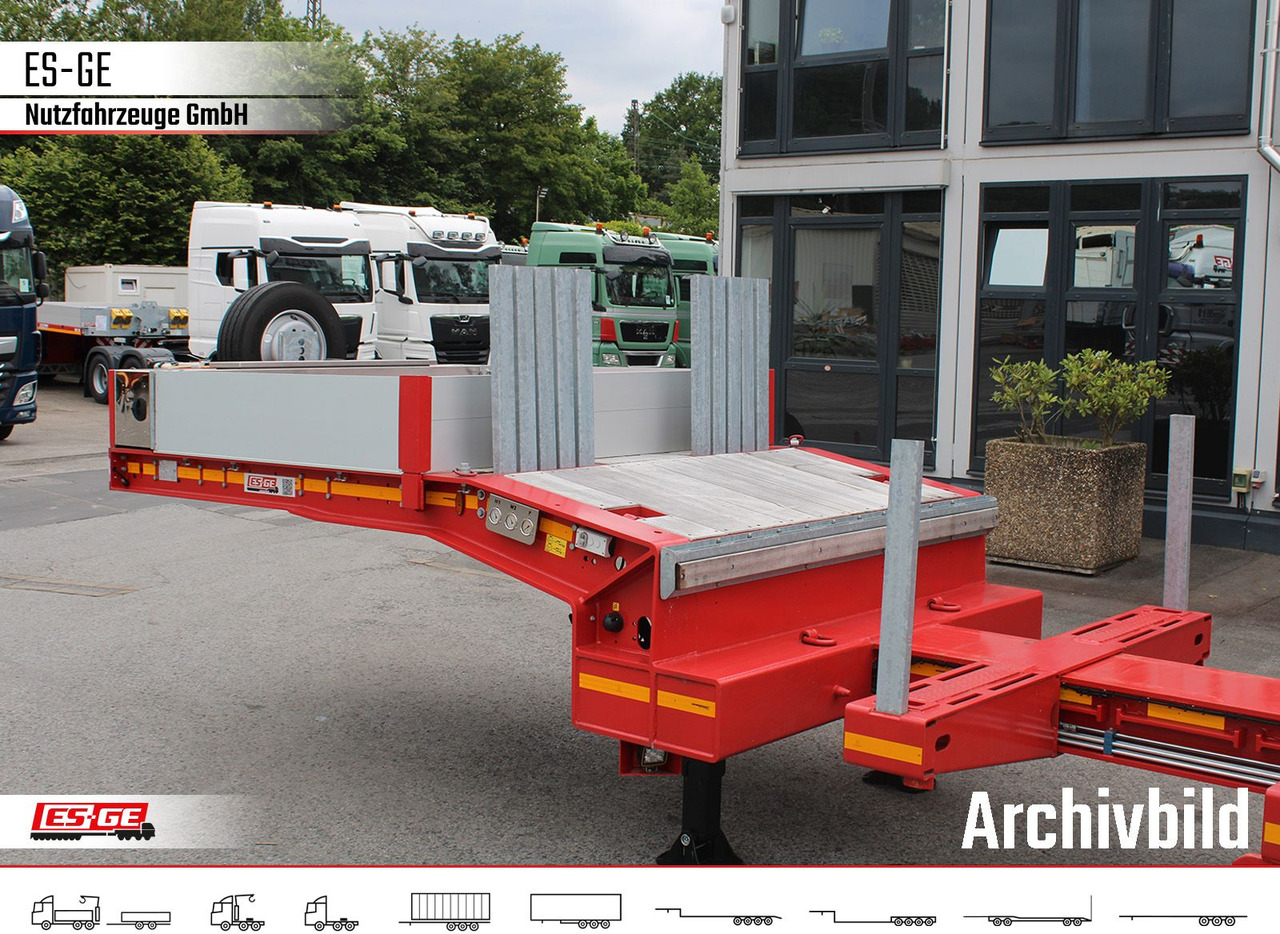 Low loader semi-trailer Faymonville Multimax Satteltieflader - hydr. gelenkt