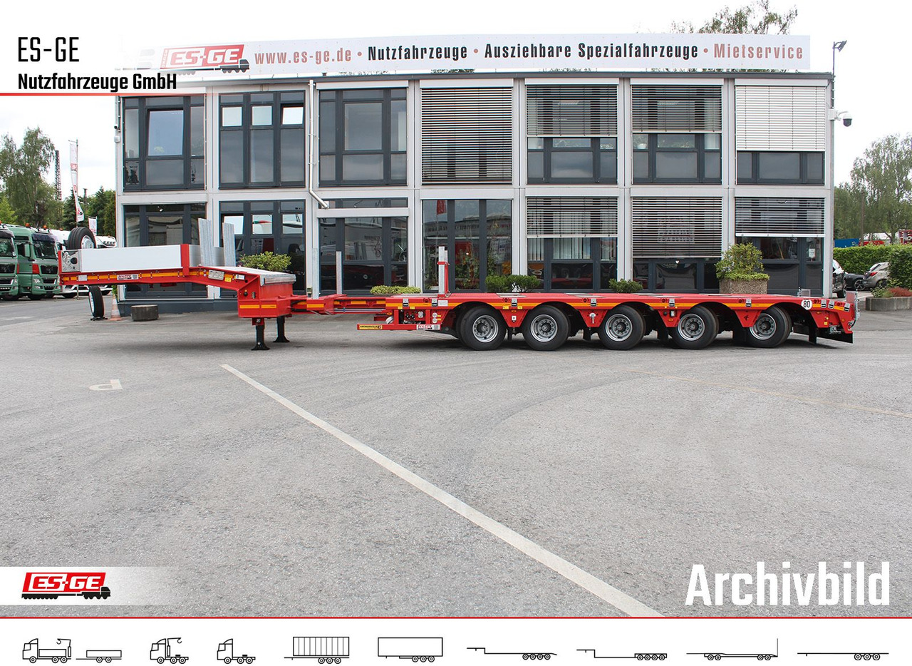 Low loader semi-trailer Faymonville Multimax Satteltieflader - hydr. gelenkt