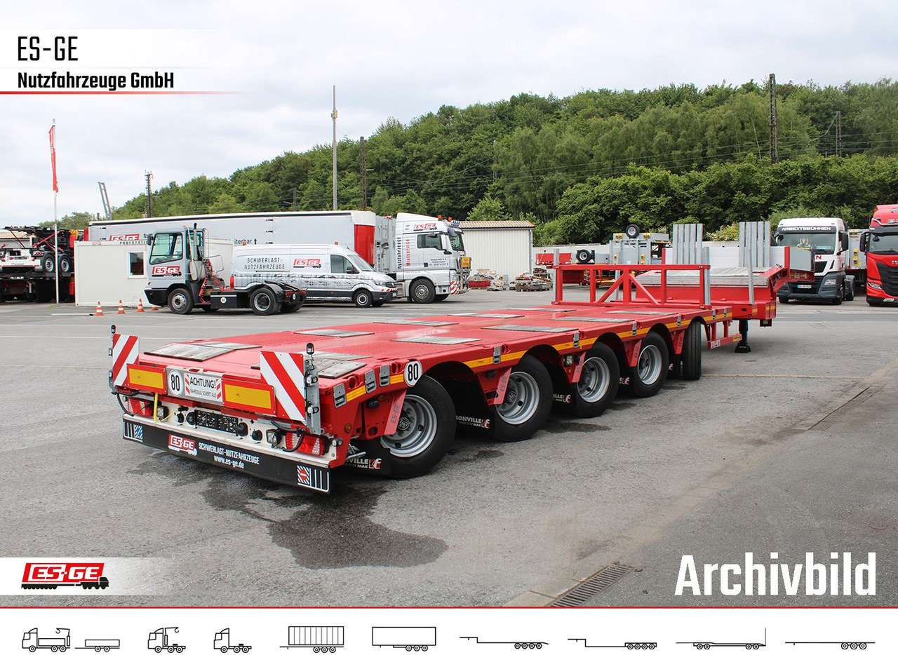 Low loader semi-trailer Faymonville Multimax Satteltieflader - hydr. gelenkt