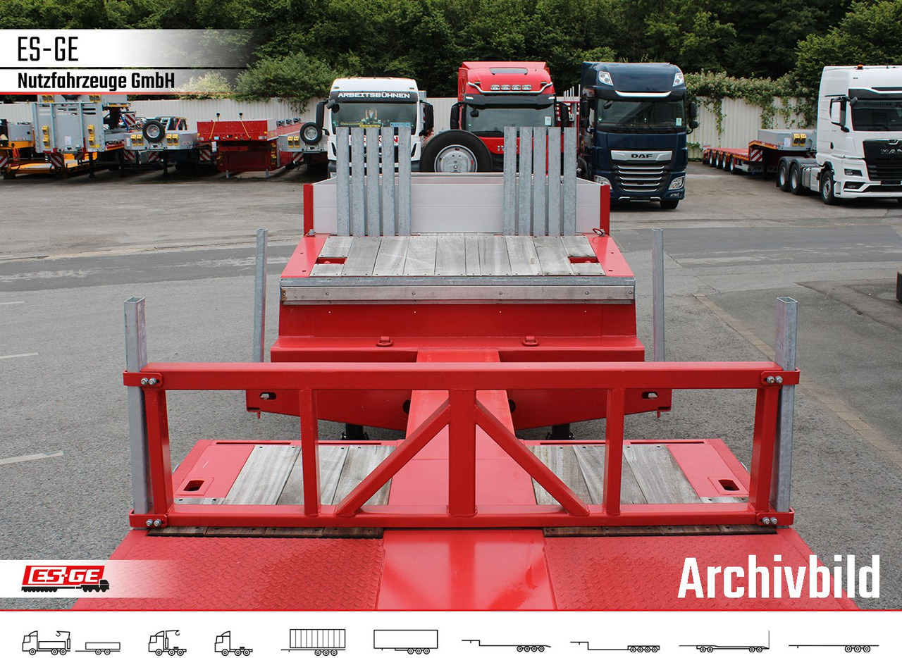 Low loader semi-trailer Faymonville Multimax Satteltieflader - hydr. gelenkt