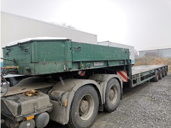 Low loader semi-trailer Goldhofer STZ-L4-43/80 Tieflader verlängerbar Tele