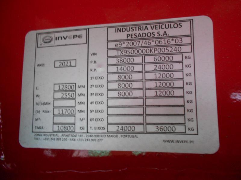 Low loader semi-trailer Invepe