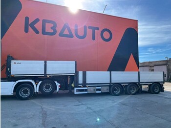 Low loader semi-trailer Istrail JU 45/22 EXTENDABLE / STEERING AXLES