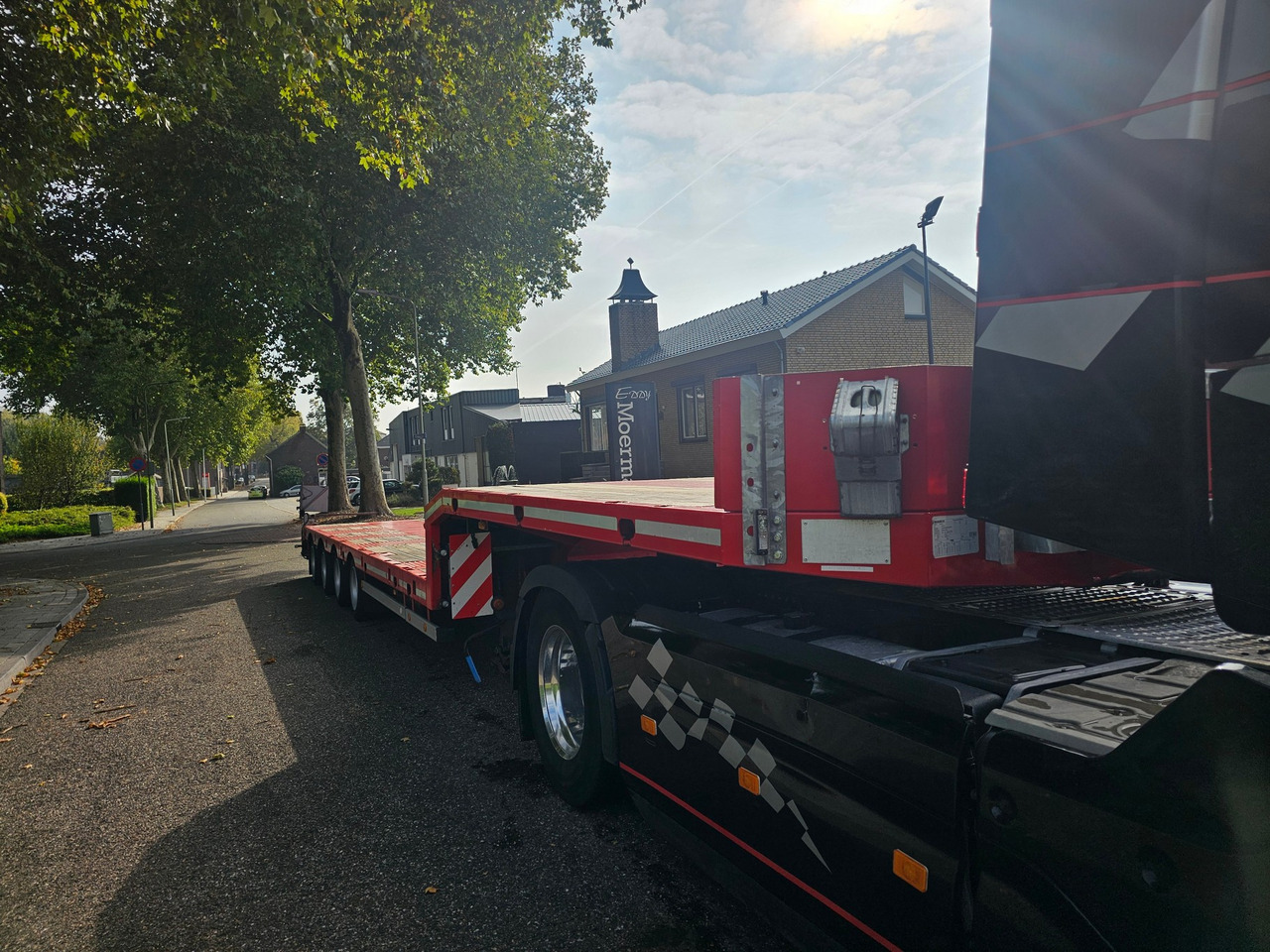 Low loader semi-trailer Kel-berg E50 S4 Telescopic