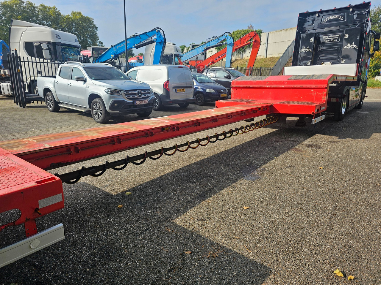 Low loader semi-trailer Kel-berg E50 S4 Telescopic