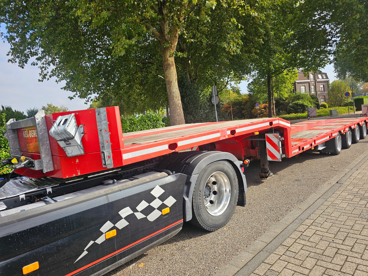 Low loader semi-trailer Kel-berg E50 S4 Telescopic