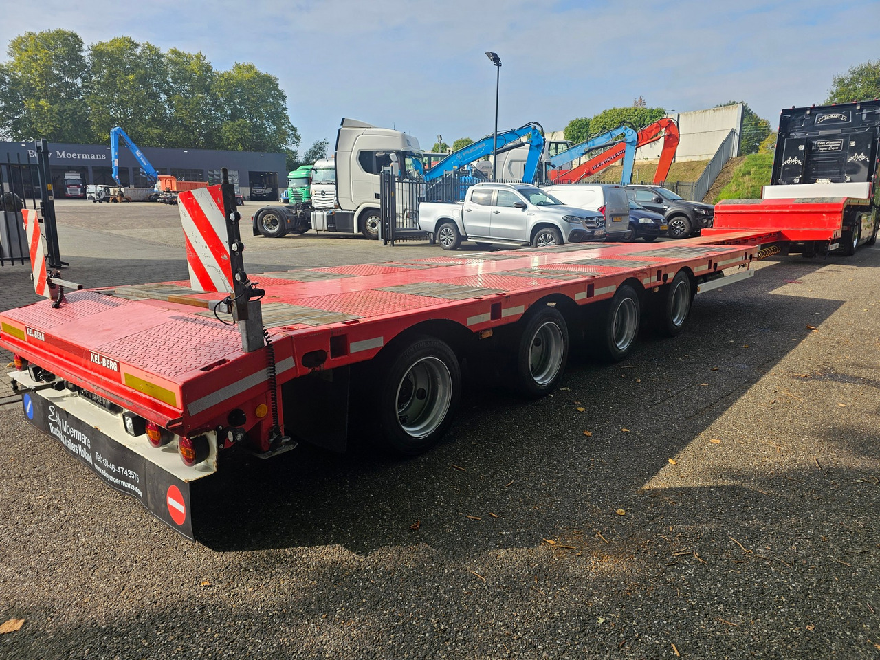 Low loader semi-trailer Kel-berg E50 S4 Telescopic