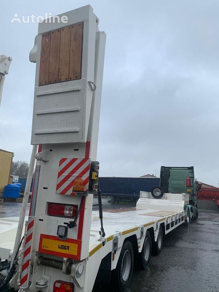 Low loader semi-trailer LIDER 2022 YEAR NEW LOWBED TRAILER FOR SALE (MANUFACTURER COMPANY): picture 9