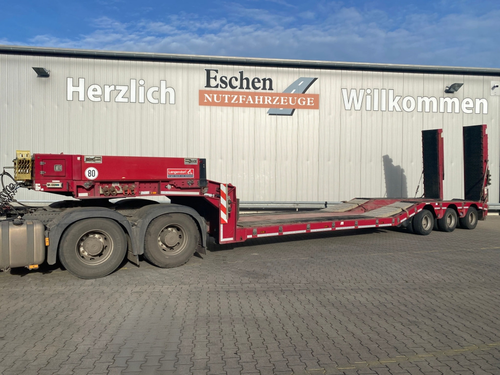 Low loader semi-trailer Langendorf