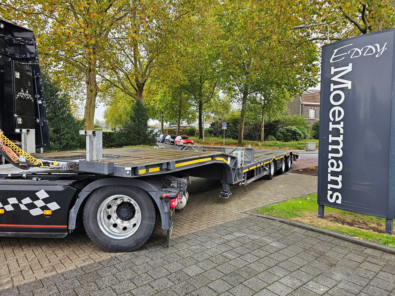 Low loader semi-trailer Meusburger MTS-3