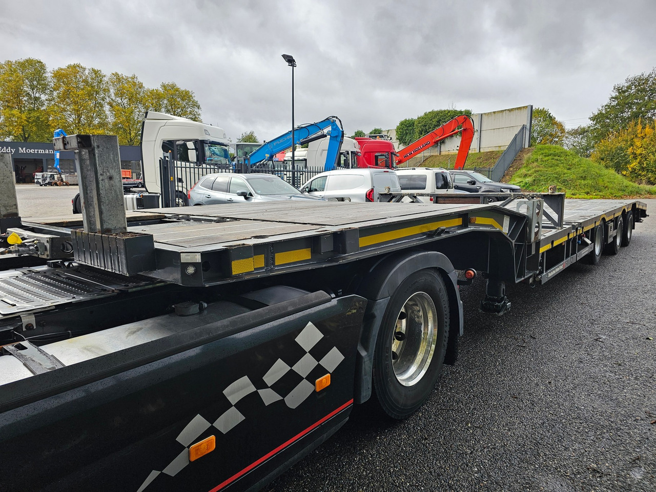 Low loader semi-trailer Meusburger MTS-3