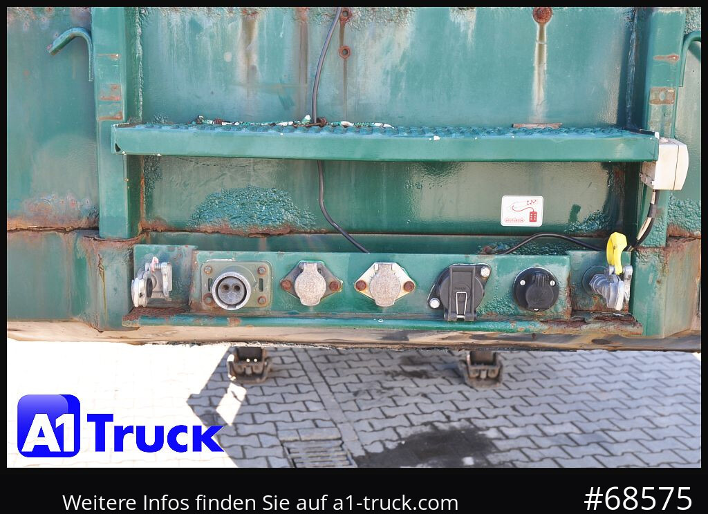 Low loader semi-trailer NOOTEBOOM ES-GE 3 Achs Tele, SAF