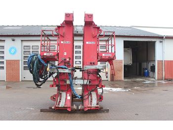 Low loader semi-trailer Nicolas Toweradapter 100 ton