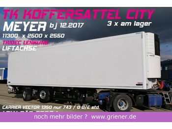 Refrigerator semi-trailer MEYER CITY TK KOFFER TRIDEC LBW 2500 kg /11 m  !: picture 1