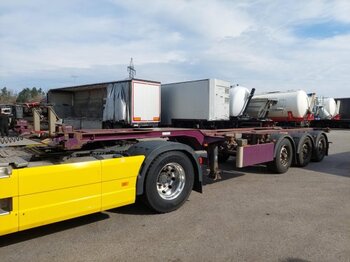 Container transporter/ Swap body semi-trailer M&V 902 Containerchassis, Ausziehbar,1X20ft,2X20ft,1X40ft 7 Stk. Verfügbar: picture 1