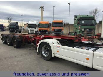 Container transporter/ Swap body semi-trailer M&V EURO 802 * CONTAINER CHASSIS * LIFT *: picture 1