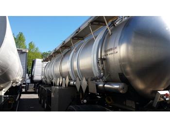 Tank semi-trailer for transportation of chemicals Magyar: picture 1