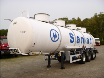 Tank semi-trailer for transportation of chemicals Magyar Chemical ACID tank inox 24.5 m3 / 1 comp: picture 1