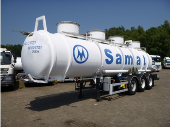 Tank semi-trailer for transportation of chemicals Magyar Chemical ACID tank inox 24.5 m3 / 1 comp: picture 1