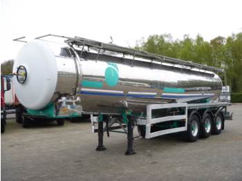 Tank semi-trailer for transportation of chemicals Magyar Chemical tank inox 28 m3 / 1 comp: picture 1
