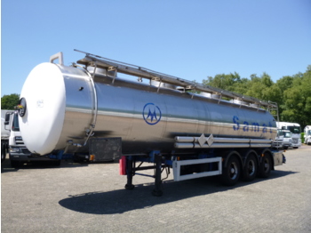 Tank semi-trailer for transportation of chemicals Magyar Chemical tank inox 30 m3 / 1 comp + pump: picture 1