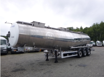 Tank semi-trailer for transportation of chemicals Magyar Chemical tank inox 31.5 m3 / 3 comp: picture 1
