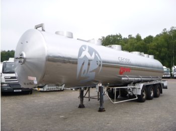 Tank semi-trailer for transportation of chemicals Magyar Chemical tank inox 32.6 m3 / 1 comp: picture 1