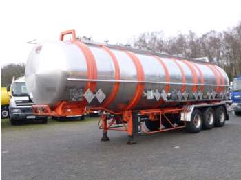 Tank semi-trailer for transportation of chemicals Magyar Chemical tank inox 40 m3 / 6 comp: picture 1