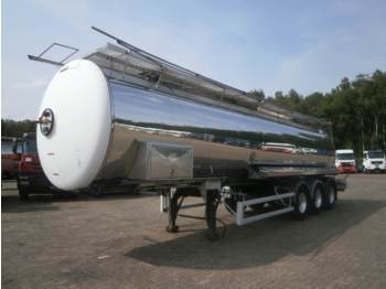 Tank semi-trailer for transportation of food Magyar Food tank inox 33.6 m3 / 1 comp + pump: picture 1