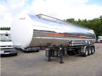 Tank semi-trailer for transportation of fuel Magyar Oil / fuel tank inox 36 m3 / 7 comp: picture 1
