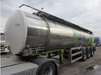 Tank semi-trailer for transportation of food Magyar Pearce & Wright, 2 x 13800 liter , stainless ste: picture 1
