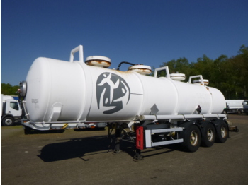 Tank semi-trailer for transportation of chemicals Maisonneuve Chemical ACID tank steel 22.5 m3 / 2 comp: picture 1
