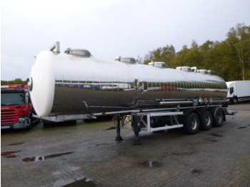 Tank semi-trailer for transportation of chemicals Maisonneuve Chemical tank inox 32.4 m3 / 1 comp: picture 1