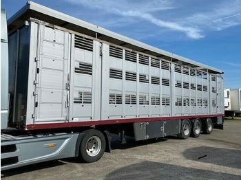 Livestock semi-trailer Menke 3 Stock Lenk Lift  Vollalu: picture 1