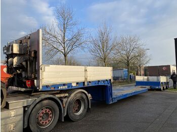 Low loader semi-trailer Meusburger 3 AXLE - REMOTE STEERING - BED 5,60 + 4,00 METER: picture 1
