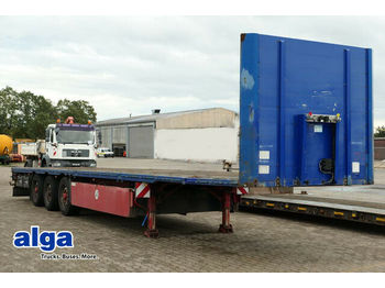 Dropside/ Flatbed semi-trailer Meusburger MPS-3,3-Achser Plattform,Container-Verrieglungen: picture 1