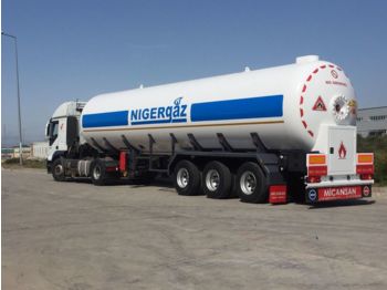 New Tank semi-trailer for transportation of gas Micansan 2018 57 M3 SPECIAL 2 AXLE BOGGIE+ 1 AXLE SPRING LEAF NIGER /BURK: picture 1