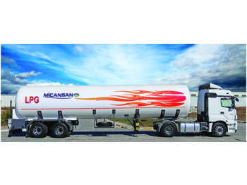New Tank semi-trailer for transportation of gas Micansan New: picture 1