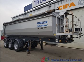Tipper semi-trailer Möslein SMR3 24m³ 3-Achs Stahlhalbrundmulde BPW Lift: picture 1