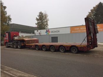 Low loader semi-trailer NOOTEBOOM MCO-58-05, Ladehöhe 800 mm !! - 5 x SAF achs zwangslenkung: picture 1