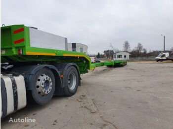 Low loader semi-trailer NOOTEBOOM hydraulic steering lenght 26m: picture 1