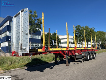 Timber semi-trailer Närko Wood transport, Steel suspension: picture 1