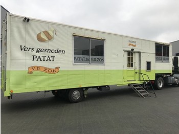 Closed box semi-trailer Netam-Fruehauf Foodtruck / Mobiel Cafetaria -Lunchroom / Food Truck (B/E rijbewijs) inclusief DAF trekker: picture 1