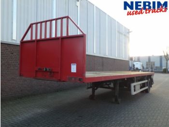 Dropside/ Flatbed semi-trailer Netam Fruehauf ONCRK 22 110 - Steering Axle: picture 1