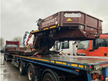 Low loader semi-trailer Nooteboom 2 as euro 38-02 Uitschuifbaar met schade aan stu: picture 1