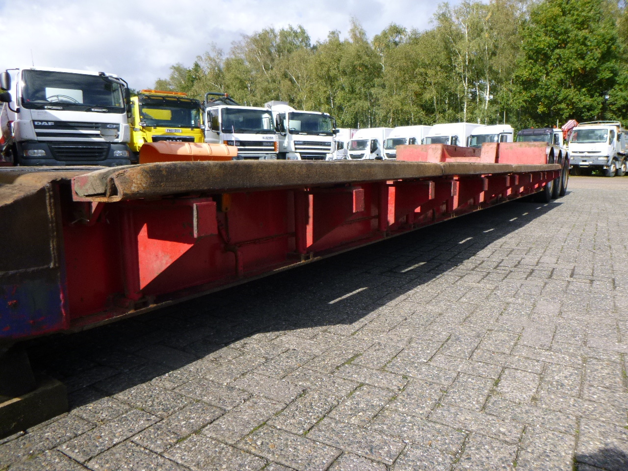 Low loader semi-trailer Nooteboom 3-axle lowbed trailer EURO-60-03 / 77 t: picture 13