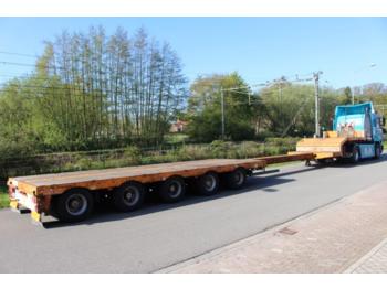 Low loader semi-trailer Nooteboom 5-ass. Uitschuifbare semi dieplader // 4x gestuurd: picture 1