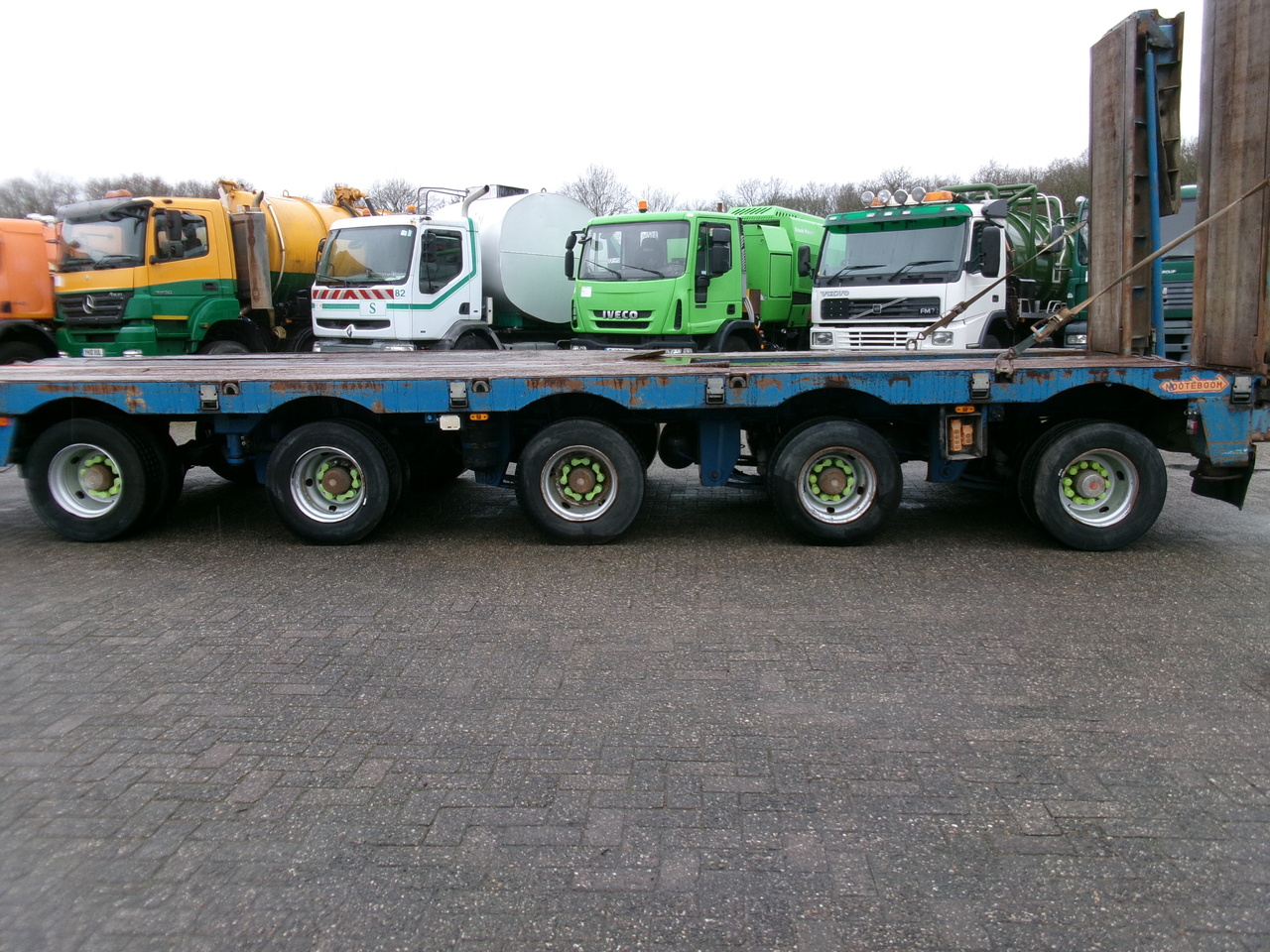 Low loader semi-trailer Nooteboom 5-axle semi-lowbed trailer MCO-85-05V / ext 13 m: picture 9