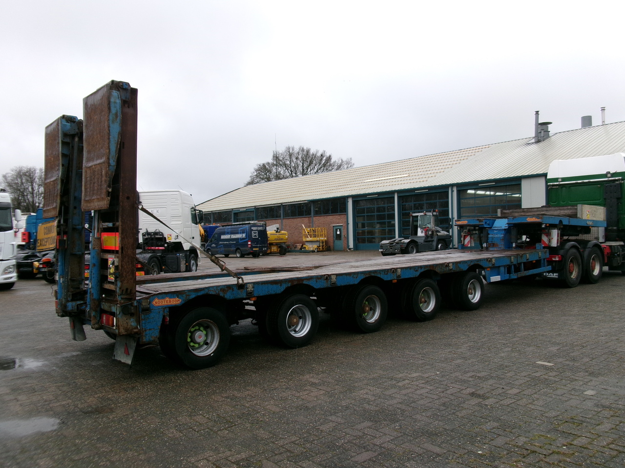 Low loader semi-trailer Nooteboom 5-axle semi-lowbed trailer MCO-85-05V / ext 13 m: picture 8