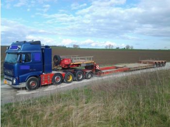 Low loader semi-trailer Nooteboom Lowbed + Volvo Truck: picture 1